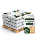 Mammutgarten Holzhackschnitzel natur aus Kiefernholz als Fallschutz für Spielplätze und als Abdeckmaterial für 20 m² (20 Sack = 1600 Liter)