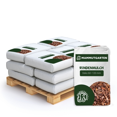 Mammutgarten Kiefern- Rindenmulch Deko für 10 m² (10 Sack = 800 Liter)