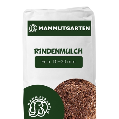 [RM1020S1] Mammutgarten Kiefern- Rindenmulch fein für 1 m² (1 Sack = 80 Liter)