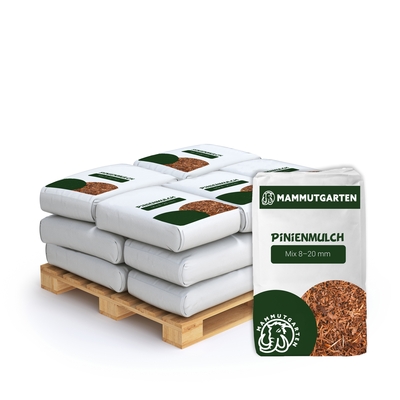 Mammutgarten edler Pinien- Ökomulch für 10 m² (10 Sack = 700 Liter)