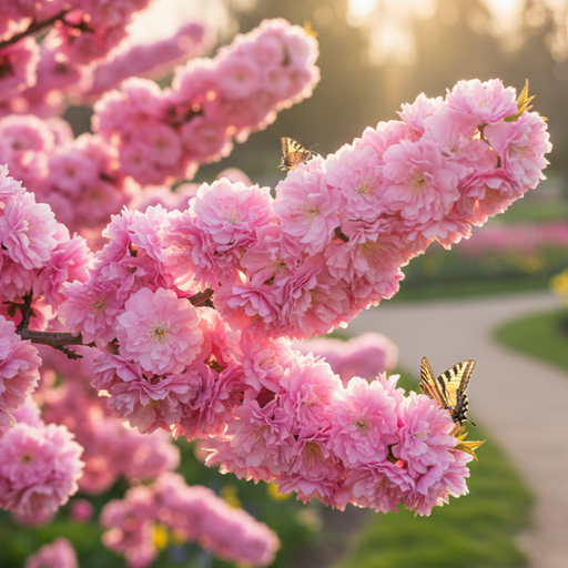 Mandelbäumchen / Mandelstrauch - Prunus triloba Stamm 80cm